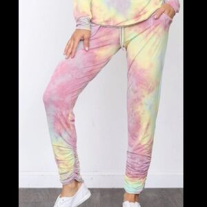 ❤️3X20 BABY GIRLS Women Tie-Dye Joggers | XS